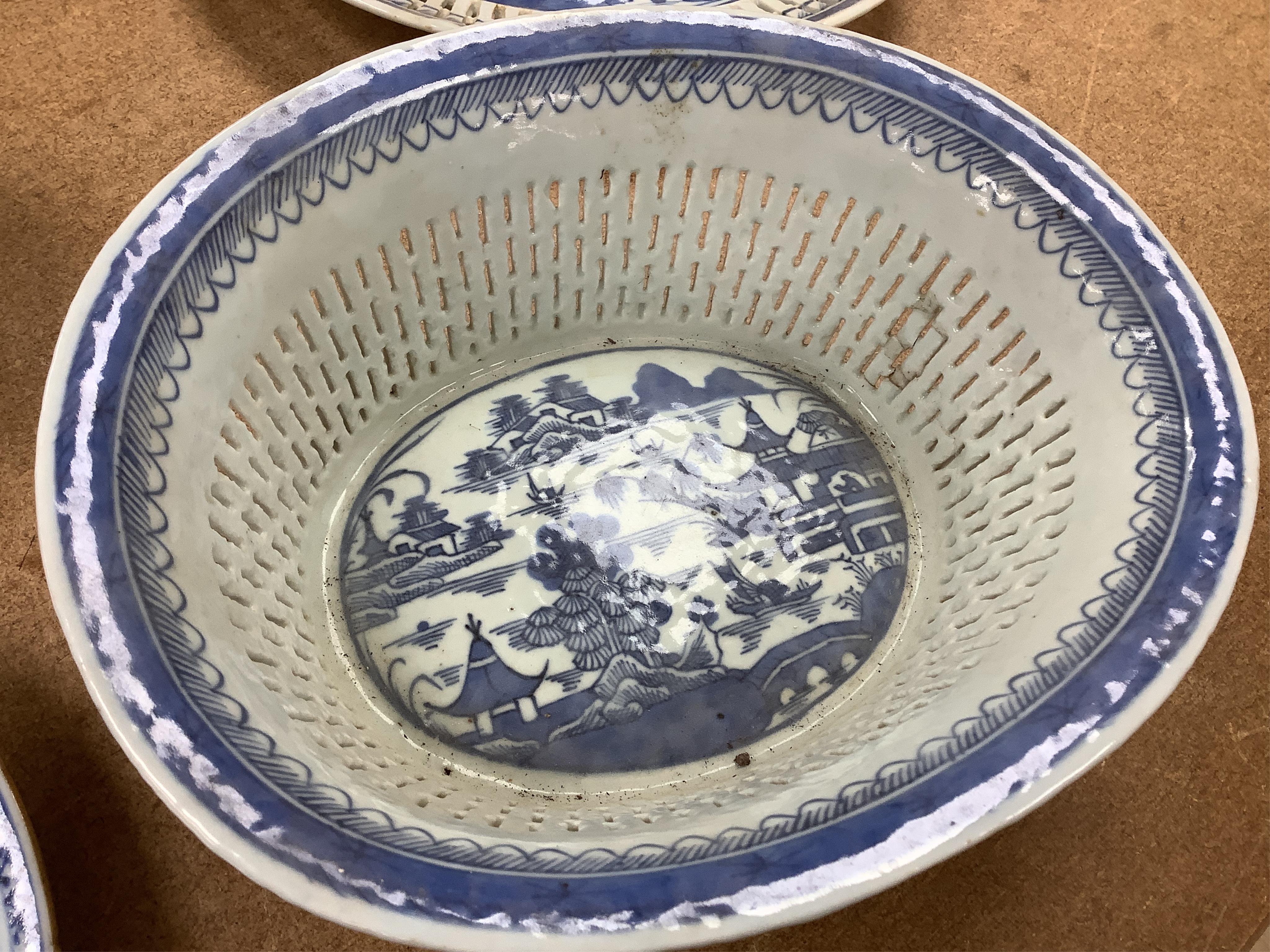 A large collection of 18th century and later Chinese export porcelain